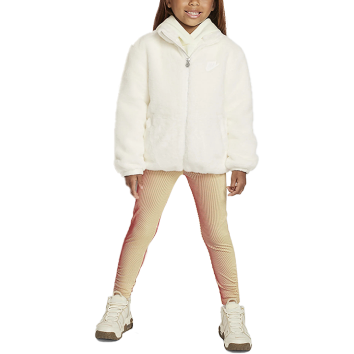 Nike Nike Velvet feel Coat Sail White Children Aged 3 7 Years Old