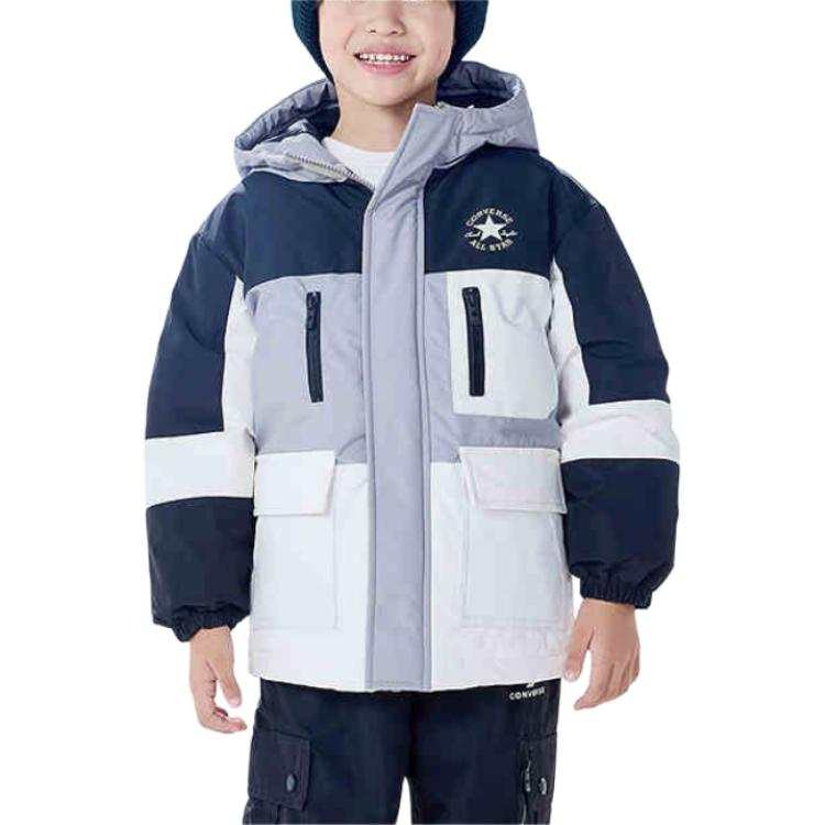 Converse Converse Down Jacket Neutral Gray Kids'