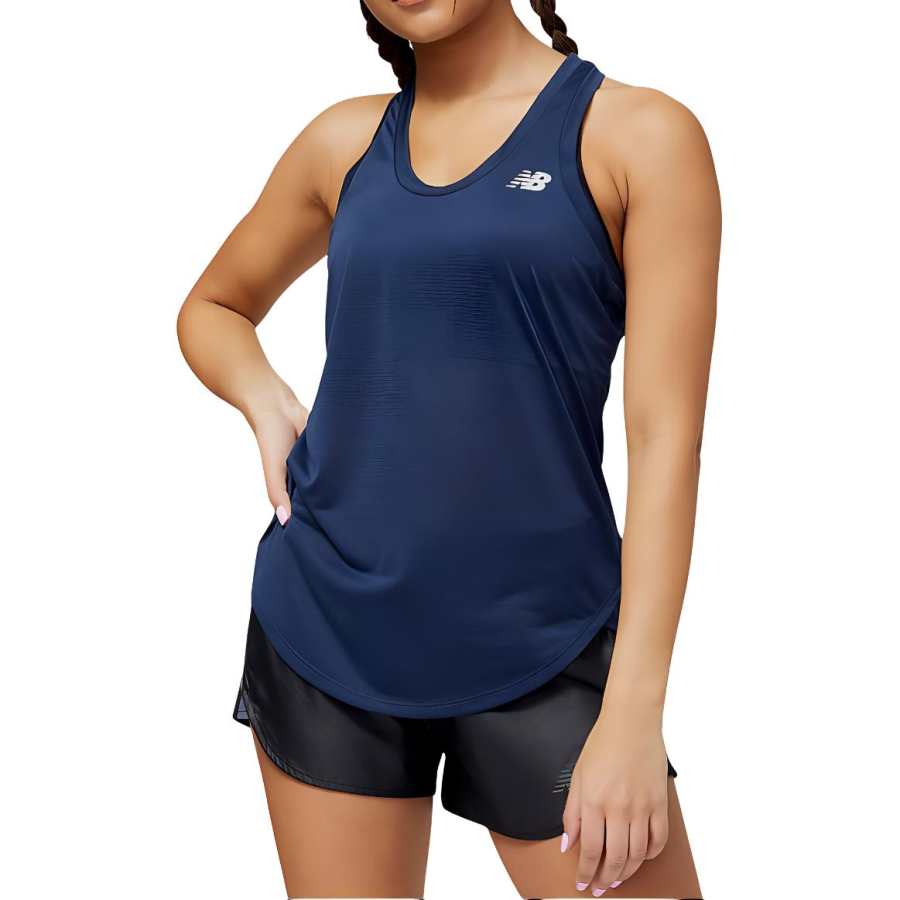 New Balance New Balance Accelerate Tank Sport Vests Women's Natural Indigo