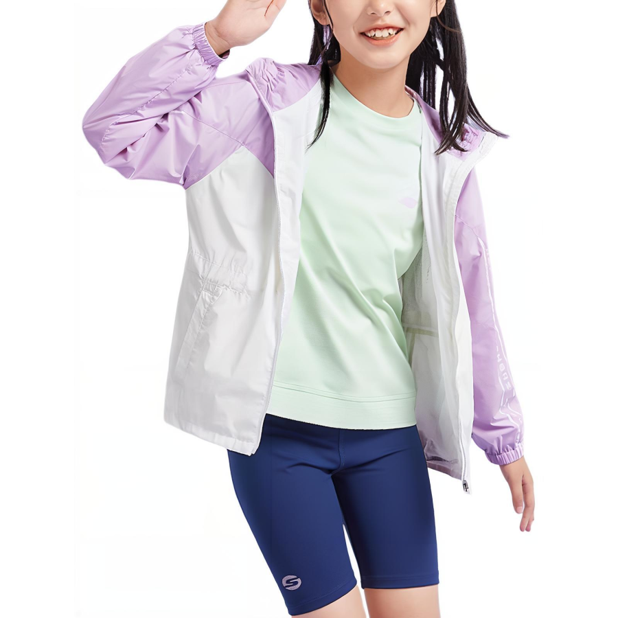 Skechers Sun Protection Clothing Light Snow Cyan Teenagers