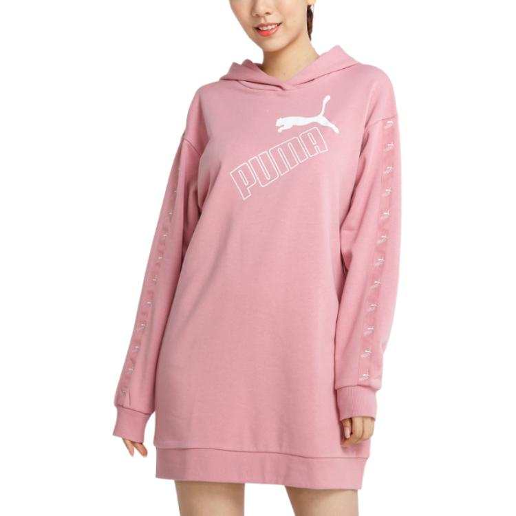 PUMA Long Sleeved Dress Women's Pink Purple