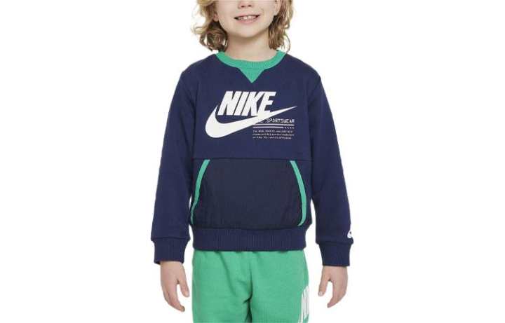Nike Nike Sportswear Paint Your Future Sweatshirt Marine Blue Kids'