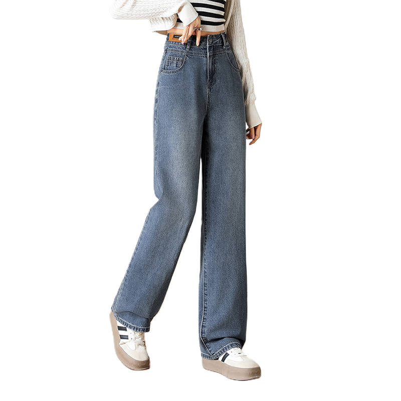 BALENO Jeans Women's Blue Moderate Wide Leg Pants
