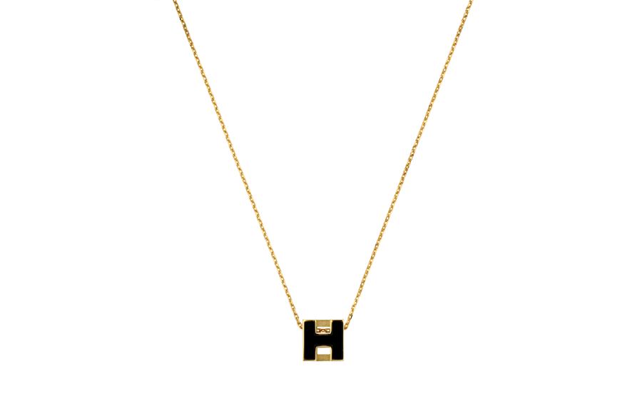 HERMES HERMES Cage D'H Alloy Necklaces Women's