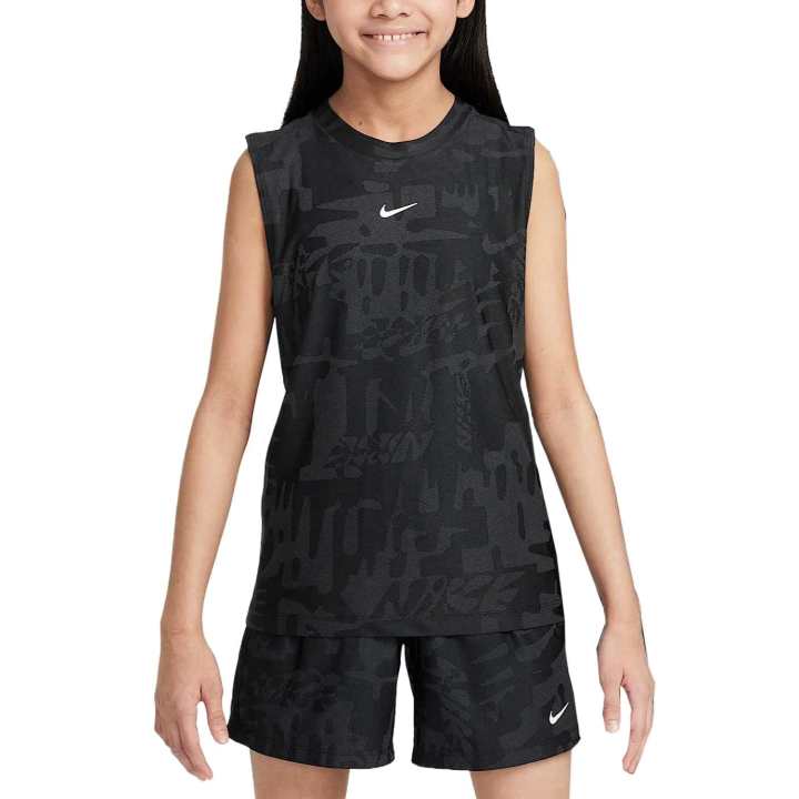 Nike Nike Dri Fit T Shirt SS25 Black Teenagers