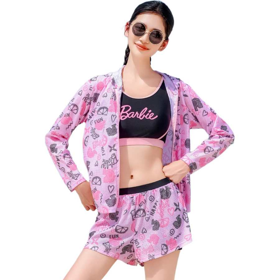 Barbie Two Piece Swimsuit Women's