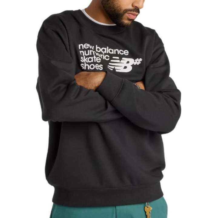 New Balance New Balance French Terry SS25 Sweatshirt Men's Black