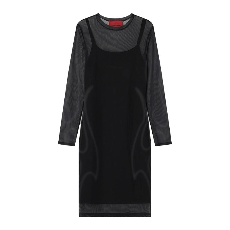 Vision Of Super | VOS Mid Length Fashion Sexy Party Dress With Long Sleeves Women's