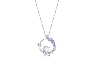 WEST ISLAND S925 Silver Collarbone Chain Women's