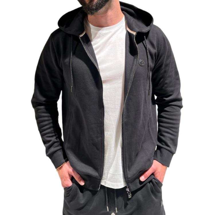 HUGO BOSS Boss HUGO BOSS Logo Patch Zipped Hoodie