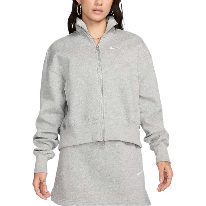 Nike Nike Sportswear Phoenix Fleece Jackets & Coats Women's Dark Heather Gray/Sail White