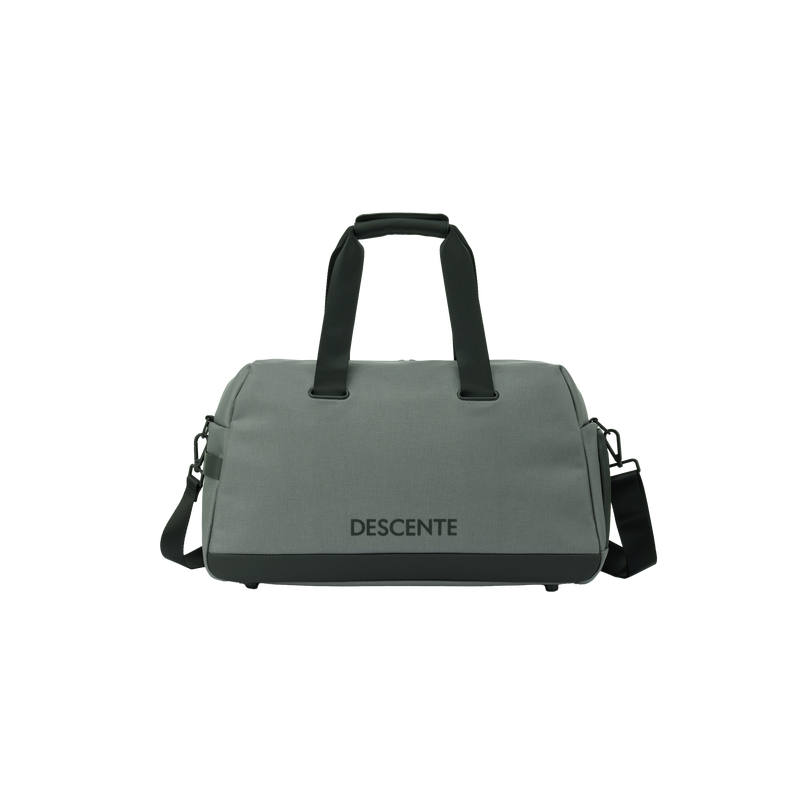 DESCENTE Move Pack Twill PU Handbag Men's Charcoal Gray/Black