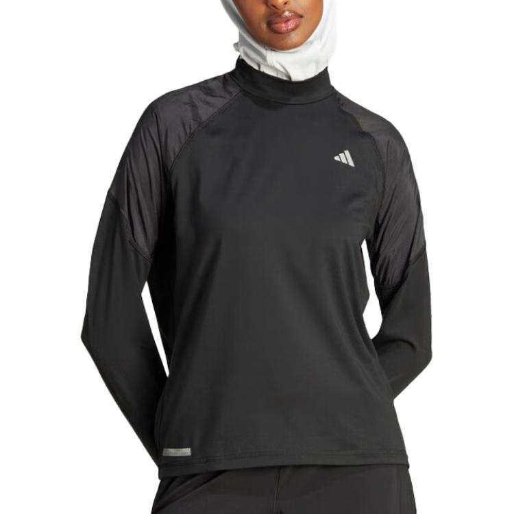 Adidas Adidas T Shirts Women's Black Stand Collar Moderate Other