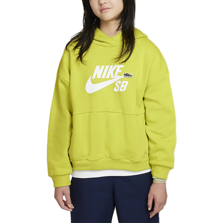 Nike Nike Sweatshirt Bright Cactus Color/white Teenagers