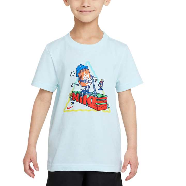 Nike Nike T Shirt Glacier Blue Children Aged 3 7 Years Old