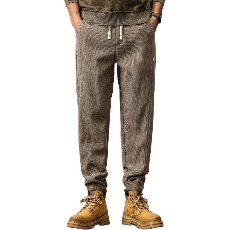 Jeep Jeep Cargo Pants Men's Thickened And Fleece Lined
