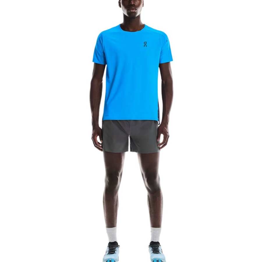 On On Performance T Shirt Men's Mari Blue