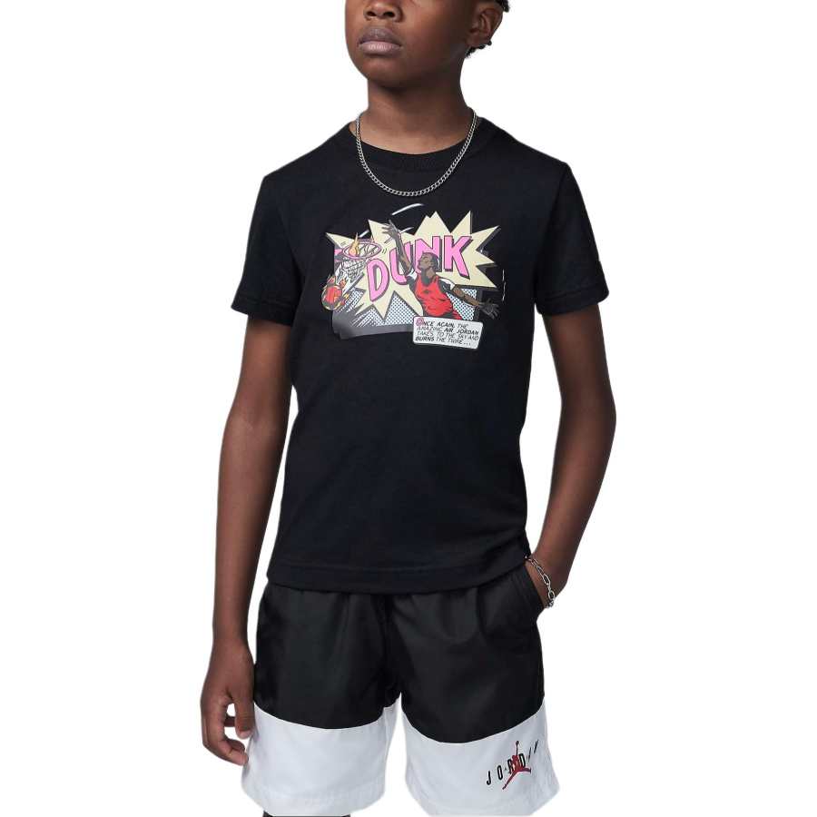 Jordan Jordan T Shirt Black Children Aged 3 7 Years Old