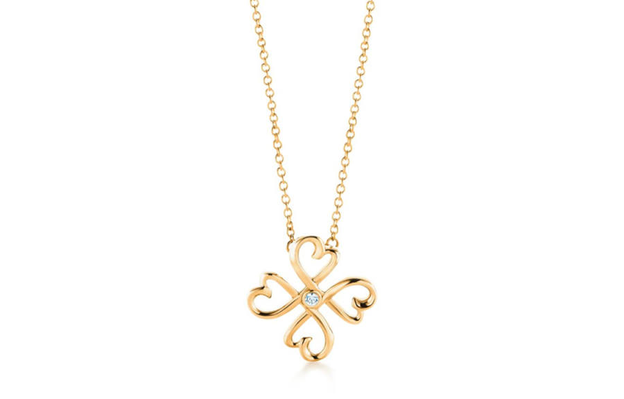 TIFFANY & CO. Paloma Picasso 18K Gold Diamond Necklaces Women's Gold