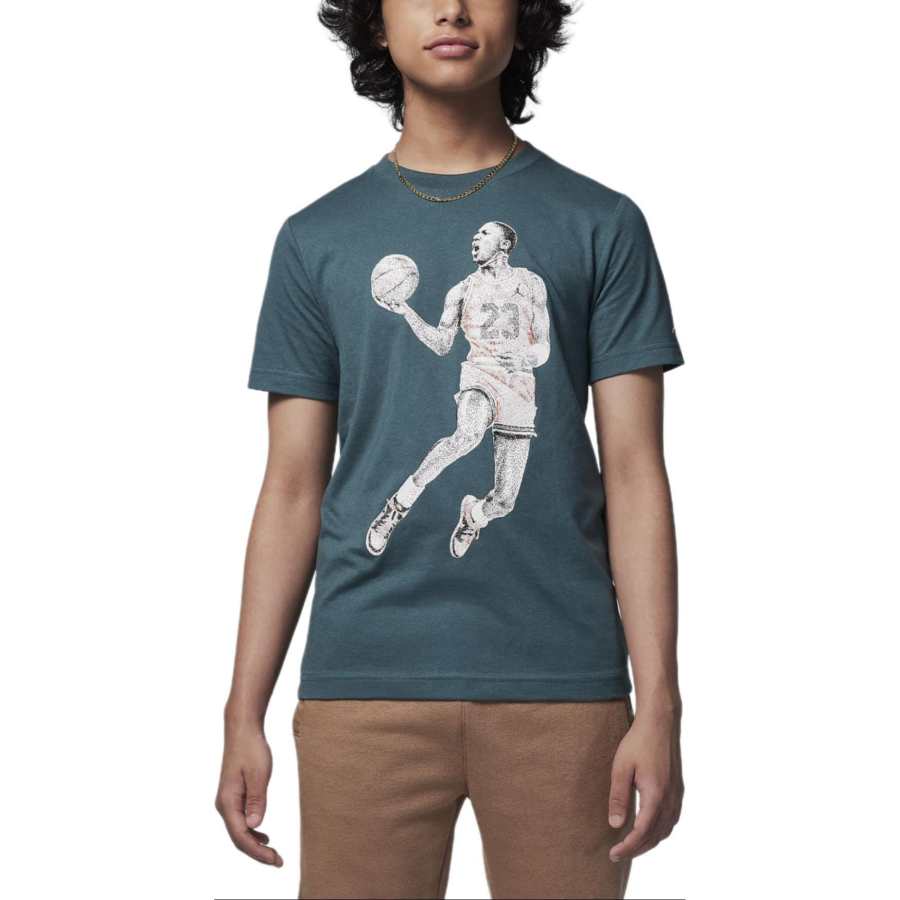 Jordan Jordan T Shirt Oxidation Green Teenagers