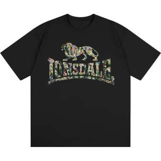 LONSDALE T Shirts Unisex Crew Neck Moderate Heavyweight