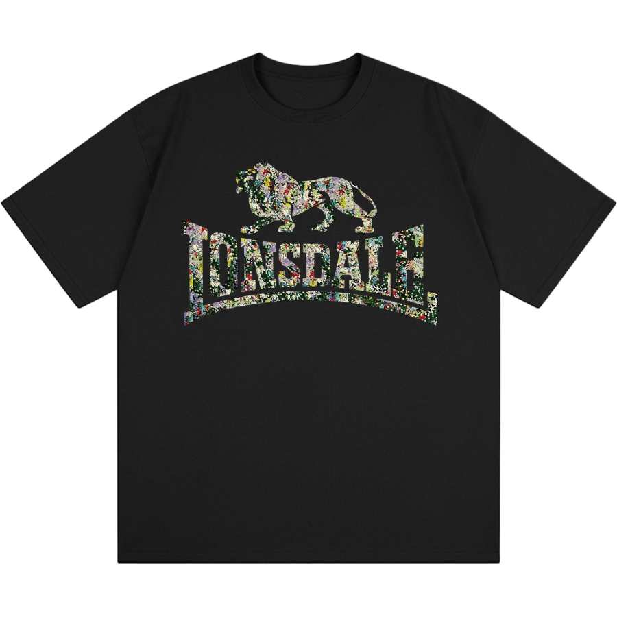 LONSDALE T Shirts Unisex Crew Neck Moderate Heavyweight