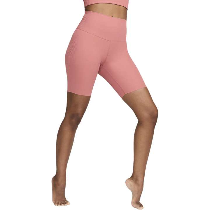 Nike Nike Zenvy Rib Women's Gentle-Support High-Waisted 8' Biker Shorts