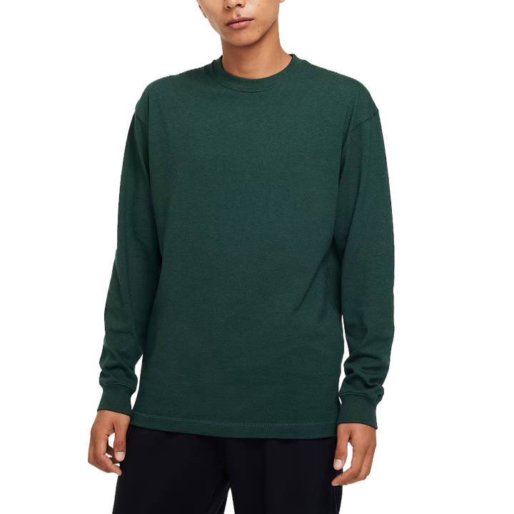 Nike Nike Swoosh T Shirts Men's Dark Green Crew Neck Moderate Straight Fit