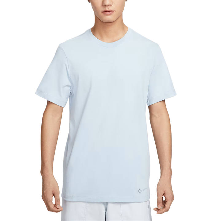 Nike Nike Sportswear T Shirts Men's Light Blue Crew Neck Moderate