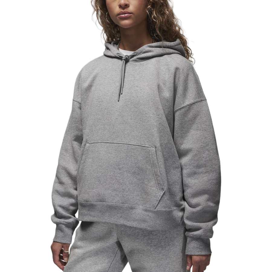 Jordan Jordan Women's Blank Fleece Pullover Hoodie Sweatshirt Women's Carbon Briarwood