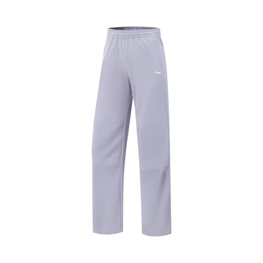 Li-Ning Li Ning Fitness Series Knitted Sweatpants Women's Misty Gray Purple