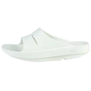 OOFOS Slide Slippers Unisex White