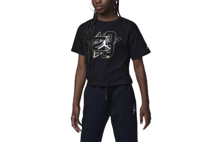 Jordan Jordan Kids T Shirts Crew Neck Moderate