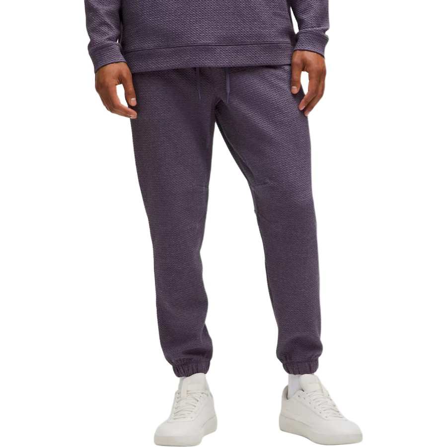 Lululemon Lululemon Knitted Sweatpants Men's Mixed Color Night Black