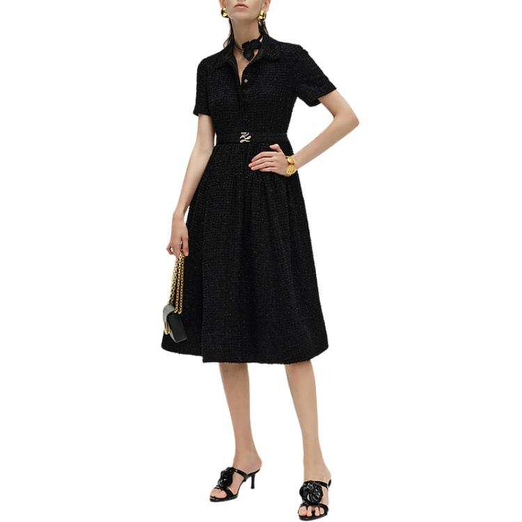 KARL LAGERFELD / Karl Lagerfeld Jeans Short Sleeved Dress Women's Black