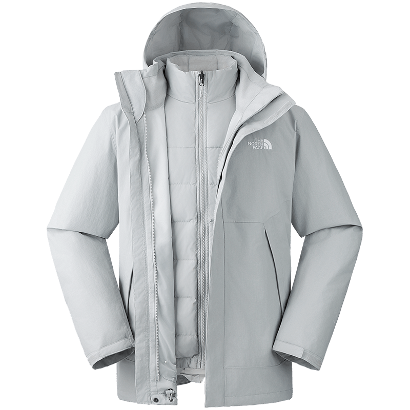 THE NORTH FACE FW24 Waterproof, Windproof, Breathable, And Thermal Windbreaker Jacket Men's Starlight Gray