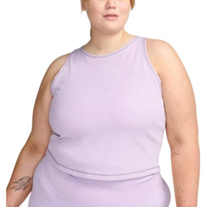 Nike Nike One Fitted Women's Dri-FIT Ribbed Tank Top Plus Size