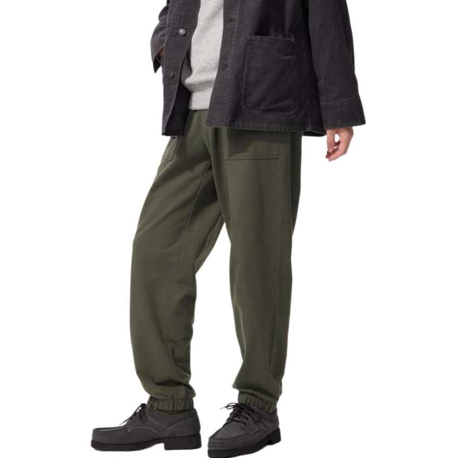 UNIQLO Casual Pants Men's Dark Green Moderate Cuffed Pants