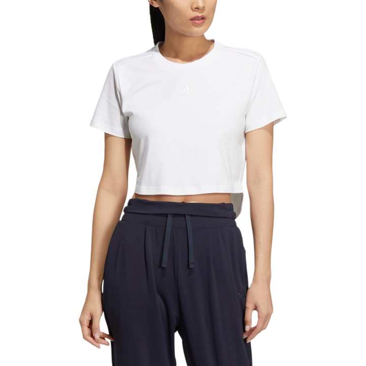 Adidas Adidas T Shirts Women's White Crew Neck Moderate