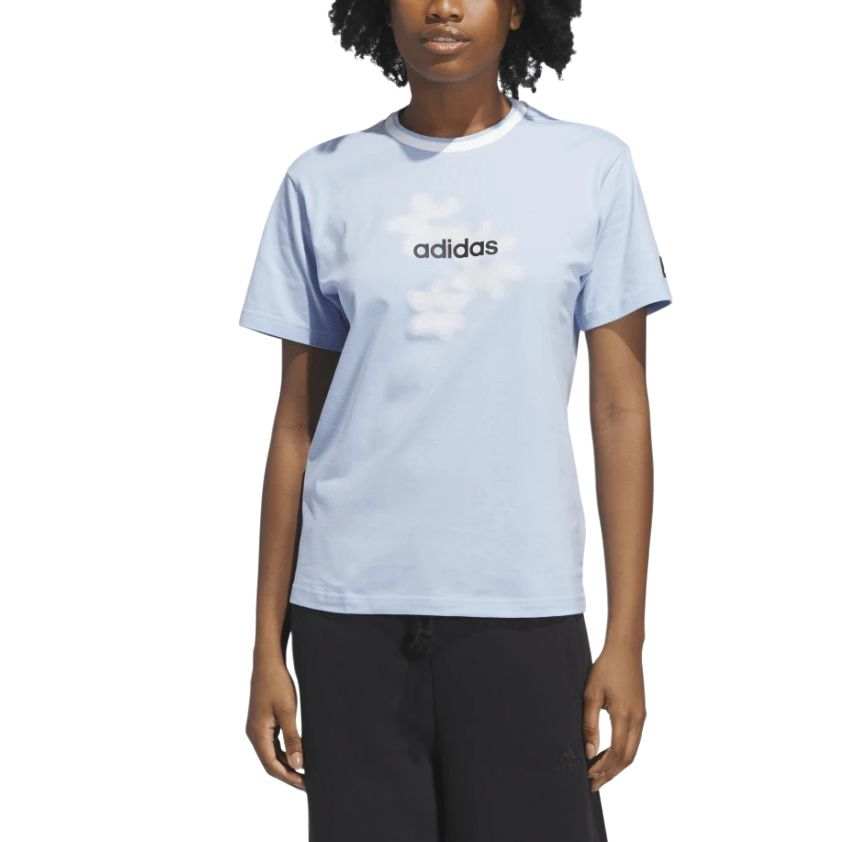 Adidas Adidas SS25 T Shirt Women's Sax Blue
