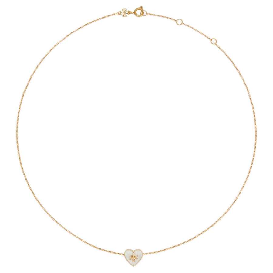 TORY BURCH TORY BURCH Kira Heart Pendant Necklace