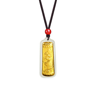 CGC Agate Resin Collarbone Chain, Gold Necklace Unisex