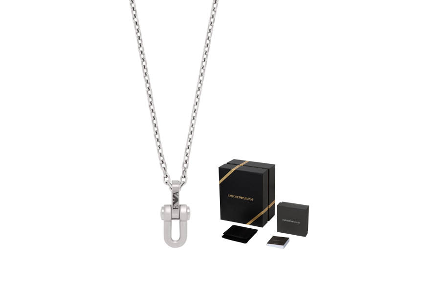 EMPORIO ARMANI Stainless Steel Necklaces Men's