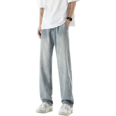POLAR BEAR Jeans Unisex Thin Straight Fit Pants