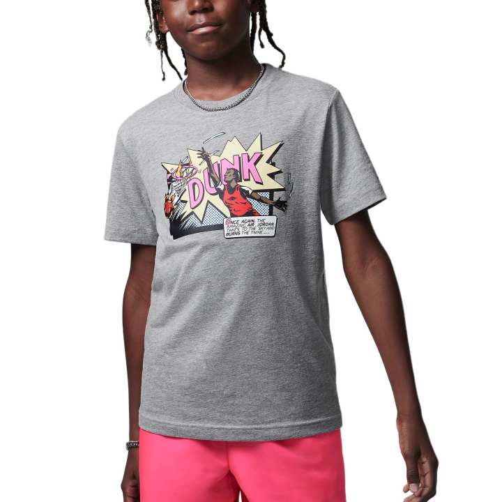 Jordan Jordan Air T Shirt Carbon Black Teenagers