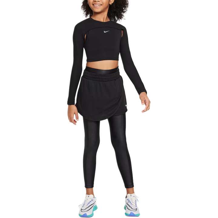 Nike Nike T Shirt Kids' Apparel Dri FIT Long Sleeve Top Black Kids'