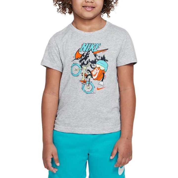 Nike Nike T Shirt Light Smoke Gray Children Aged 3 7 Years Old