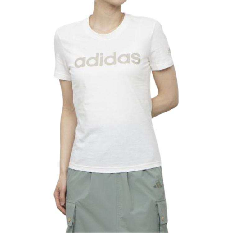 Adidas Adidas Clothing T Shirts Women's White Crew Neck