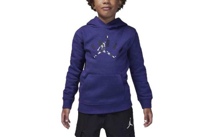 Jordan Jordan MJ Flight MVP Pullover Sweatshirt Kids' Purple