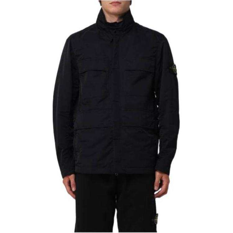 STONE ISLAND Jackets & Coats Men's Black